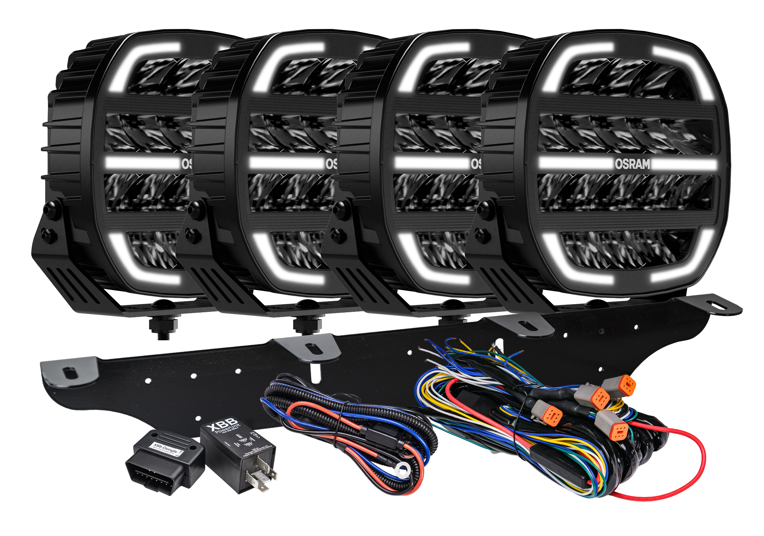 Osram LEDriving CUBE MX230 – CB 9" RAD4 – produktbild framifrån | OSRAM