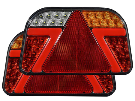 BriodLights LED baklampa 12 – 24 V vänster – produktbild framifrån | Briodlights