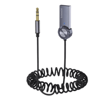 Adapter AUX ljudmottagare bil – 3.5 mm handsfree BT 5.1 sändare Toocki – Fordonstillbehör från Carlevel