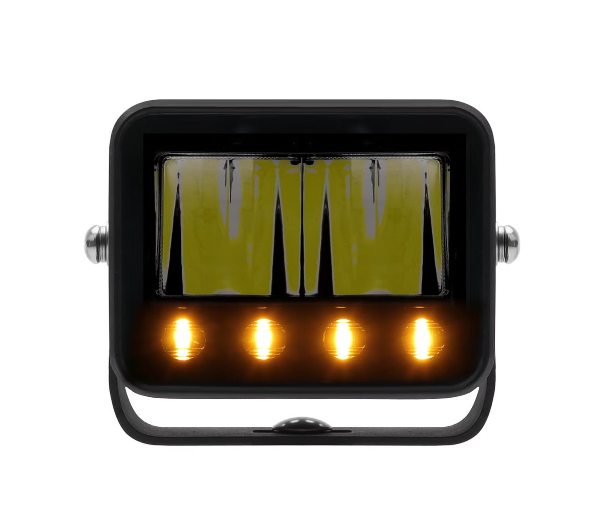 sidovy som visar profil och design av Arbetsljus Razor Worker 40 Flash blixtljus IP69K – Backljus – Carlevel