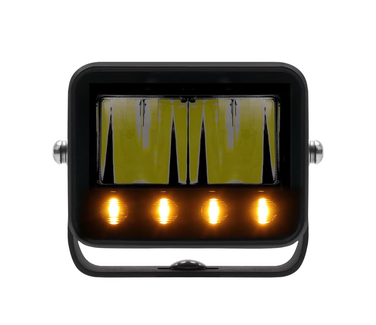 sidovy som visar profil och design av Arbetsljus Razor Worker 40 Flash blixtljus IP69K – Backljus – Carlevel