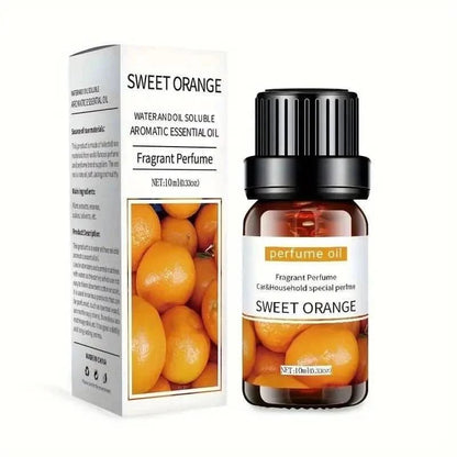 förpackning och medföljande tillbehör till Aromaolja 10 ml – Långvarig doft för aromaterapi och doftspridare – Carlevel