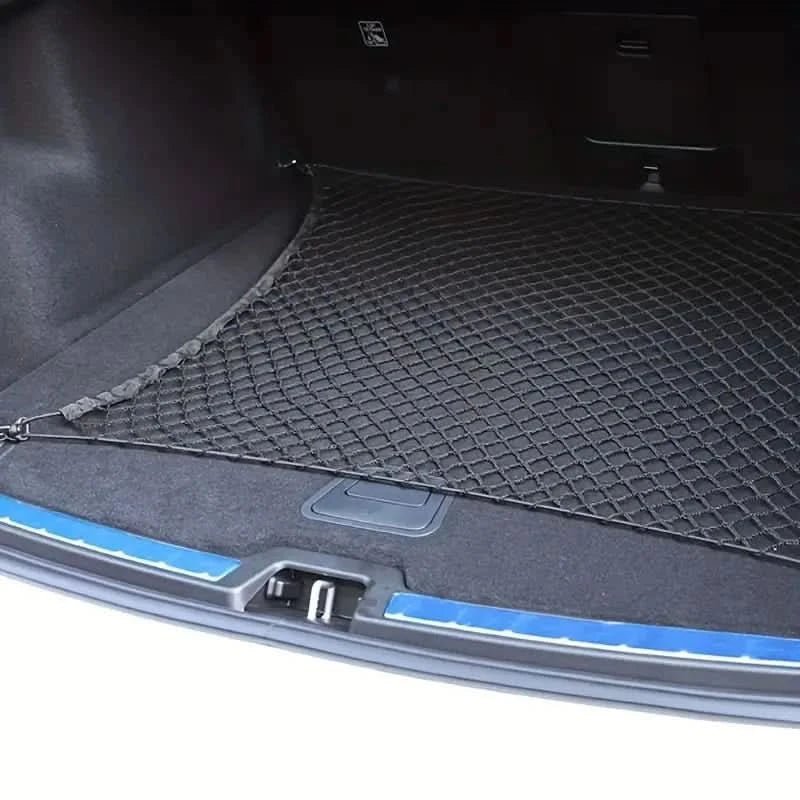 närbild på detaljer och material av Bagagenät för Bil – Carlevel