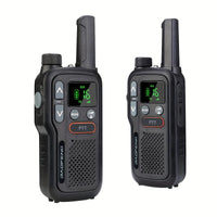 Baofeng T18 walkie talkie – tvåvägsradio USB-laddning – produktbild framifrån | Carlevel