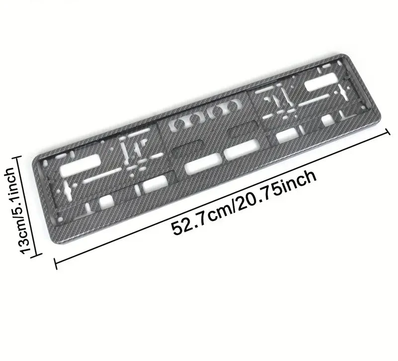 Bilskylthållare i Kolfiber – EU & UK Standard | Stilrent & Slitstarkt Fäste för Nummerplåt