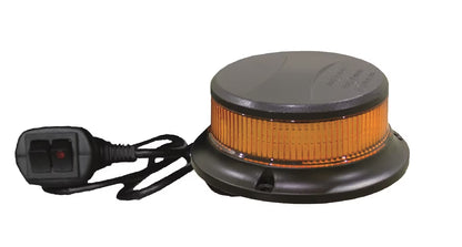 Blixtljus Beacon Mini LED 12–24V – Magnetfäste, orange, E-godkänd – produktbild