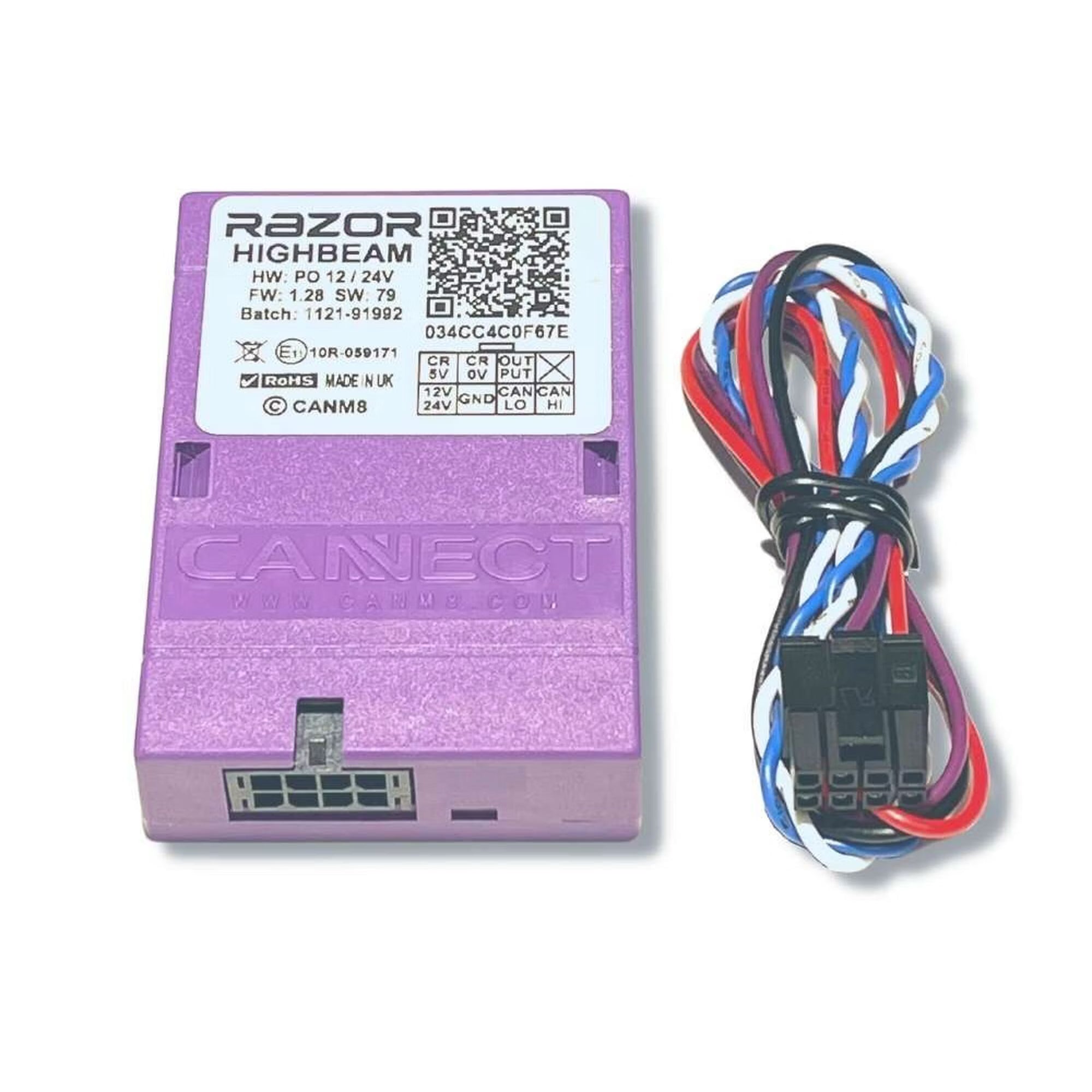 LED Extraljus CANM8 Highbeam – Canbus Interface för (RAZOR Edition) – detaljbild