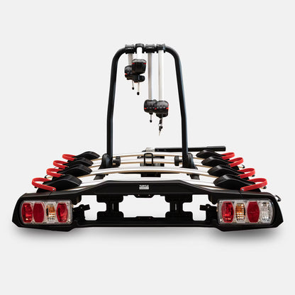 Cykelhållare Turtle Nordic dragkrok 4 cyklar