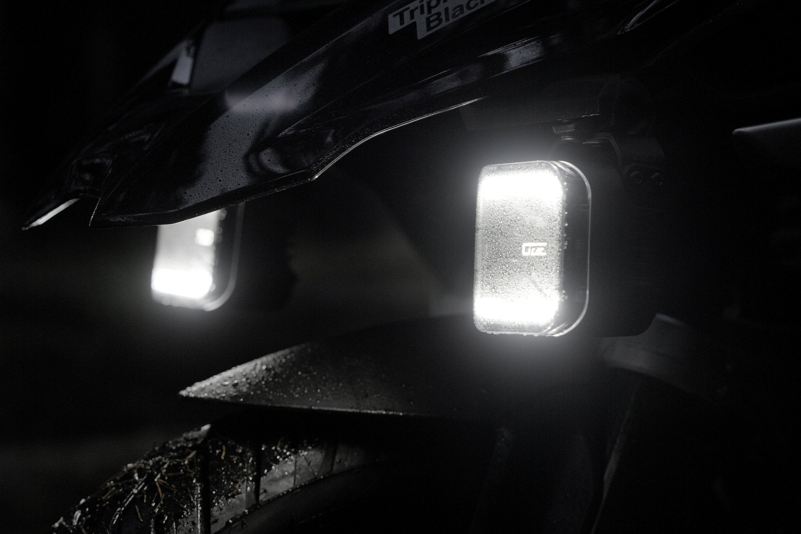 Extraljus SQR 3” 3500lm Driving Beam, OZZ Lights – måttspecifikation | OZZ