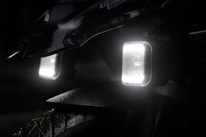 Extraljus SQR 3” 3500lm Driving Beam, OZZ Lights – måttspecifikation | OZZ