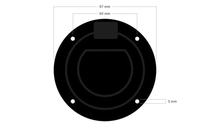 Laddkabel Väggfäste Typ 2 nylonplast – Evconnect – produktvy från sidan | Evconnect