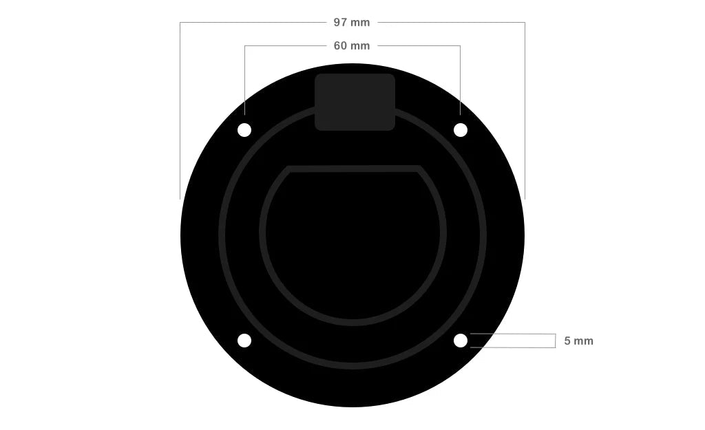 Laddkabel Väggfäste Typ 2 robust nylonplast – Evconnect – produktvy från sidan | Evconnect