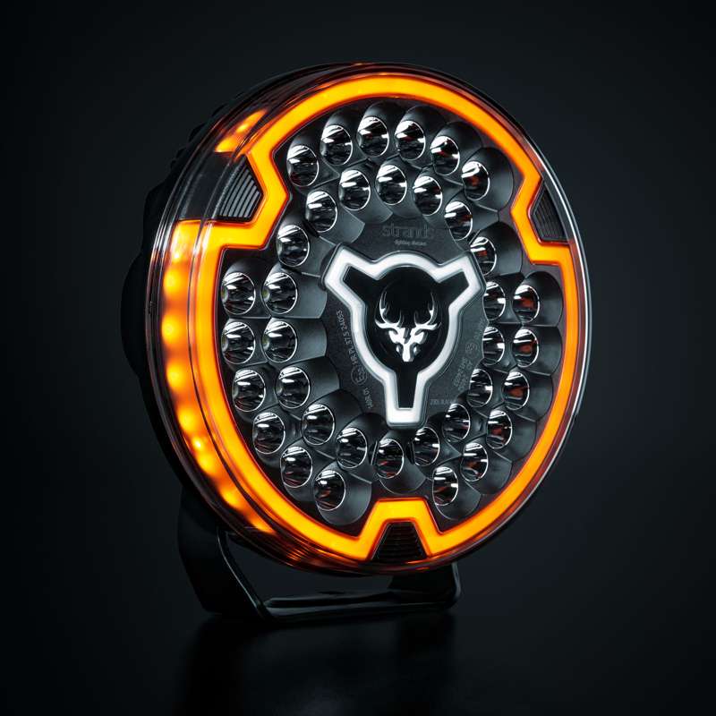 Extraljus Strands Freedom Maximum 9" LED 13400 lm E-godkänd – produktbild framifrån | Strands Lighting Division