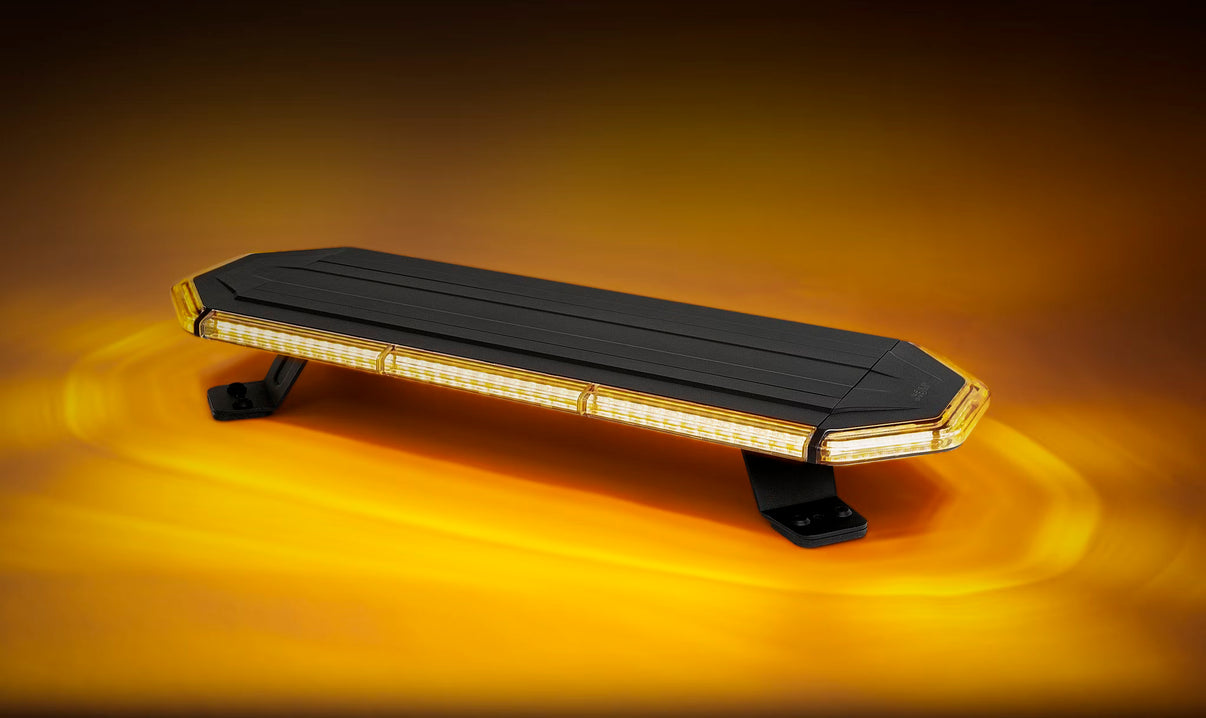 Flextra Slim LED Blixtljusramp – Ultratunn, E-godkänd, 24V – detaljbild