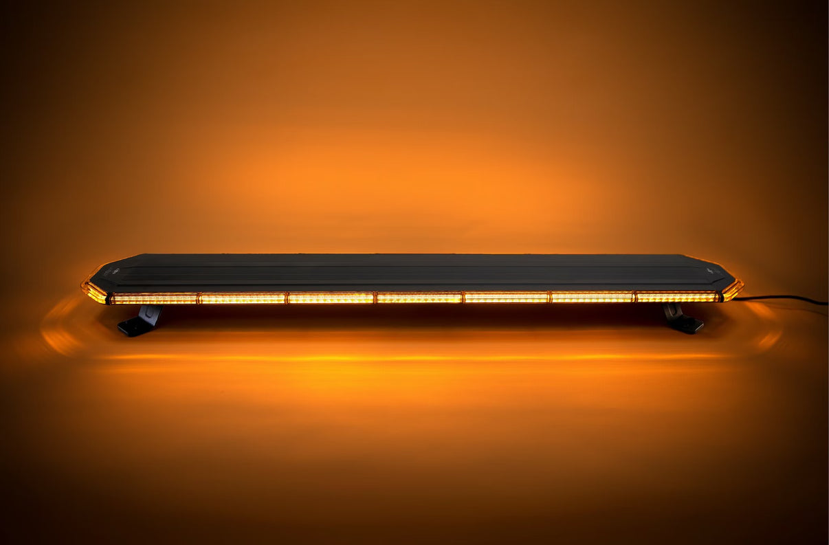 Flextra Slim LED Blixtljusramp – Ultratunn, E-godkänd, 24V – närbild