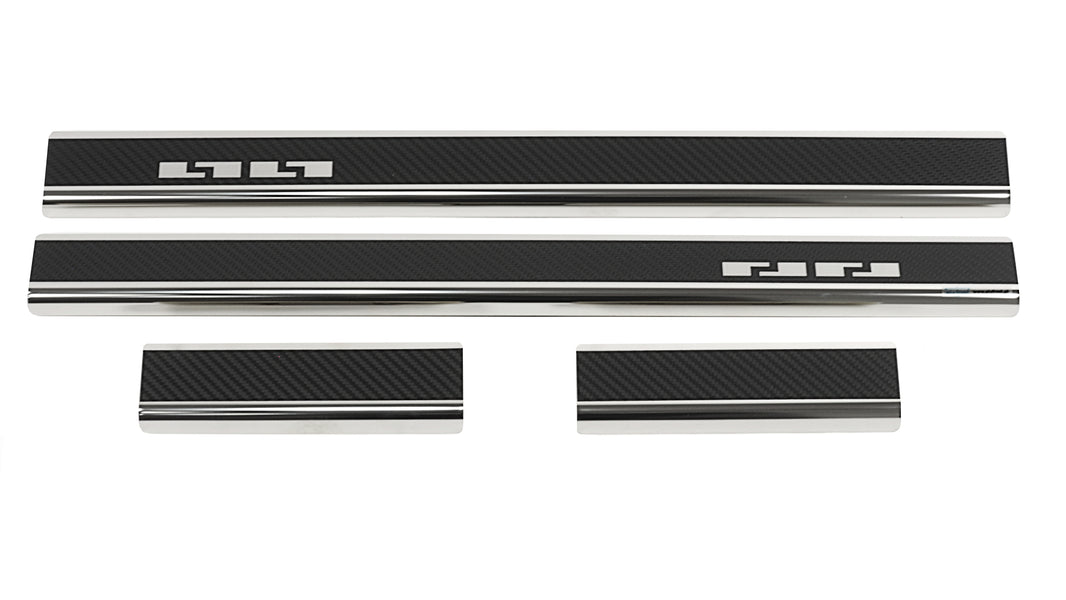 Tröskelskydd Ford Mustang Mach-E 2021+ – kolfiber-look