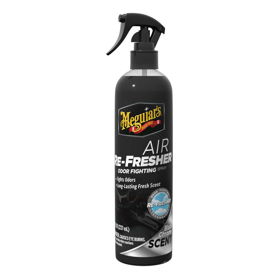 Meguiar's Air Re – Fresher Odor Fightning Spray – Black Chrome – produktbild framifrån | Meguiar's
