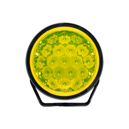 närbild på detaljer och material av W9 Phoenix XTREME LED Extraljus – Yellow – PHOENIX