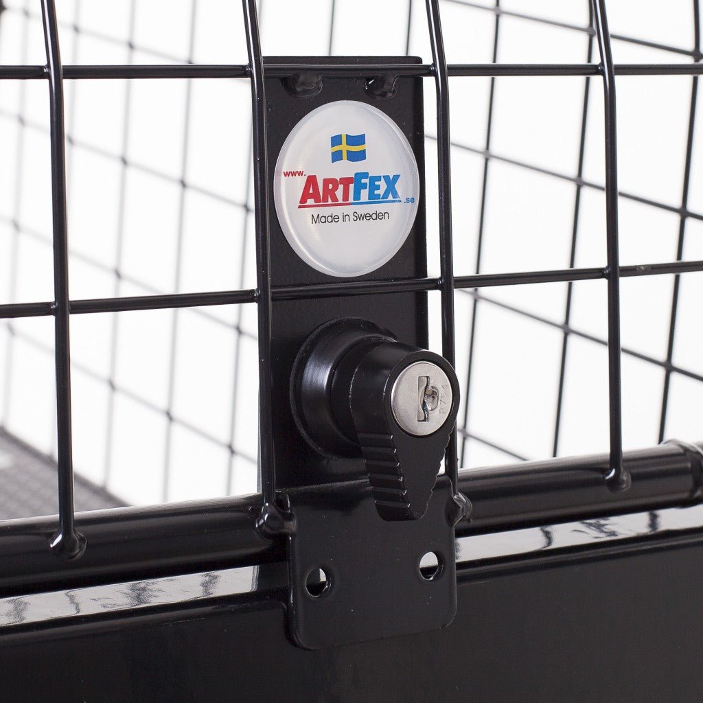 Artfex hundbur Medium Bred – krocktestad & svensktillverkad – produktvy från sidan | Artfex