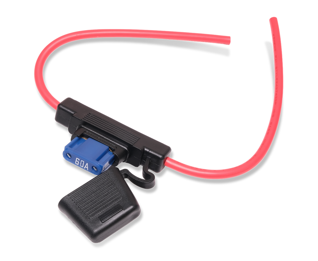 Luxtar Fuse holder – 60A – AWG8 – Fuse included – närbild detaljer | LUXTAR