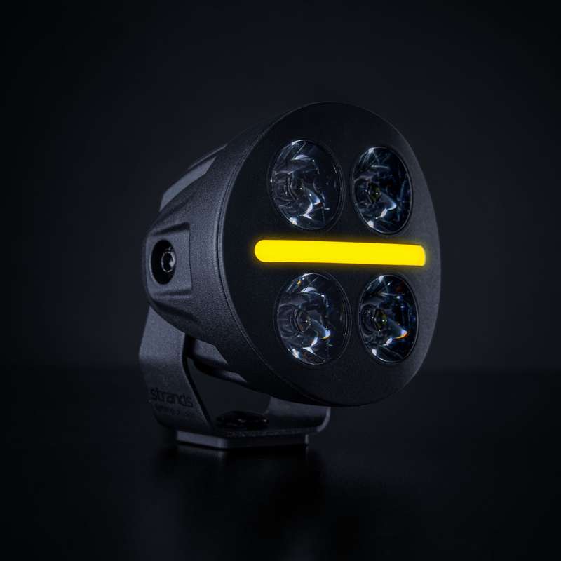 LED-ramp NUUK D-Line MC 3" 2540 lm E-godkänd – Vit/Gul Posljus – produktbild framifrån | Carlevel