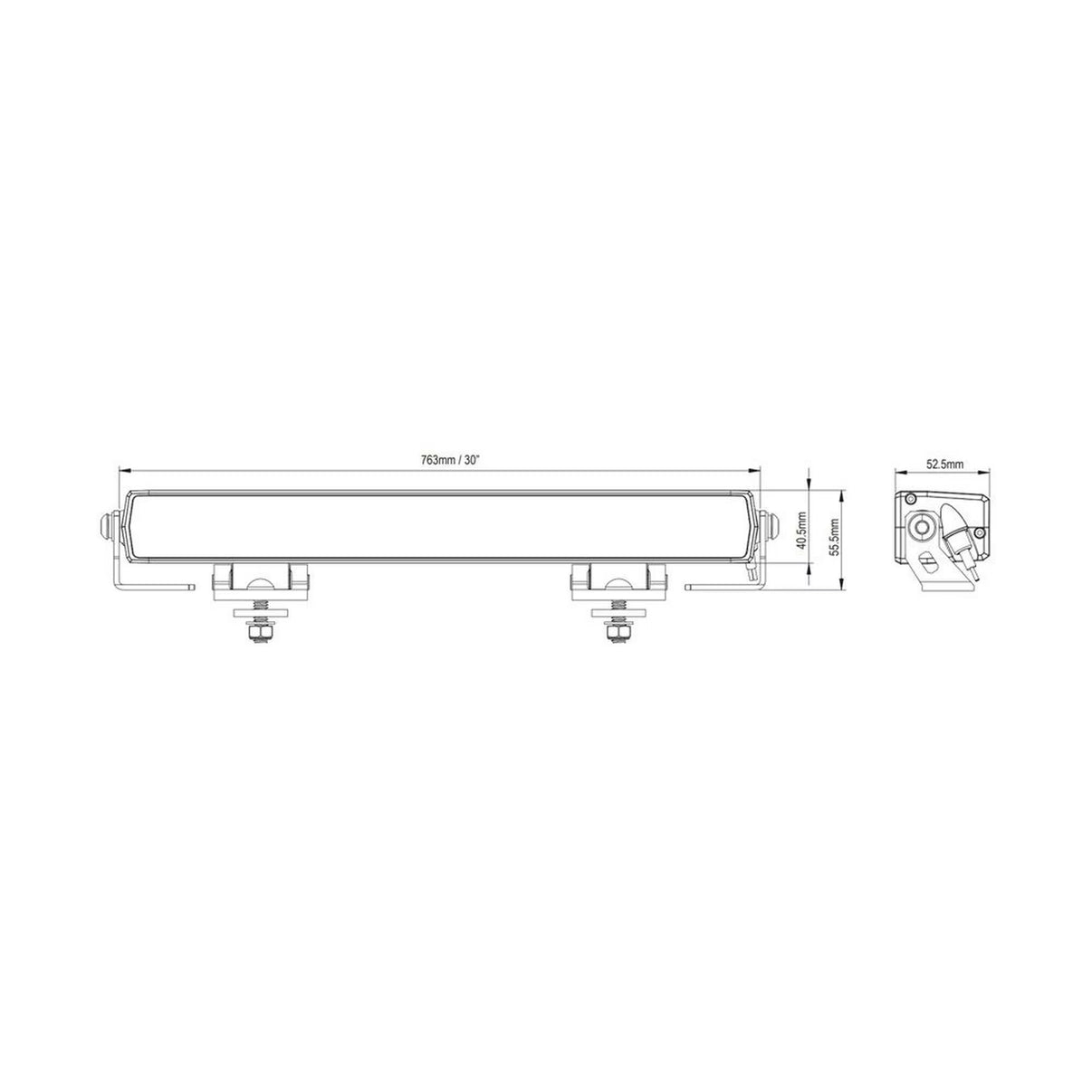 LED-ramp Razor Driver Edition 30" 135 W – Slim 40 mm & 644 m räckvidd – bild 7