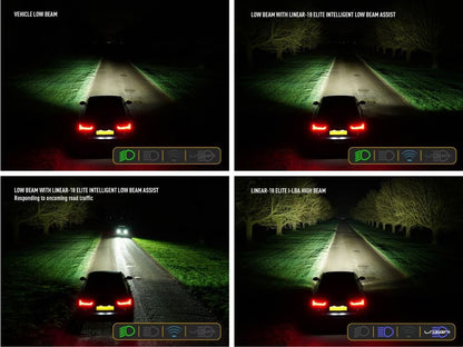 LED-ramp Linear 18 Elite i-LBA – E-Boost & Low Beam Assist, 18 000lm – alternativ vy