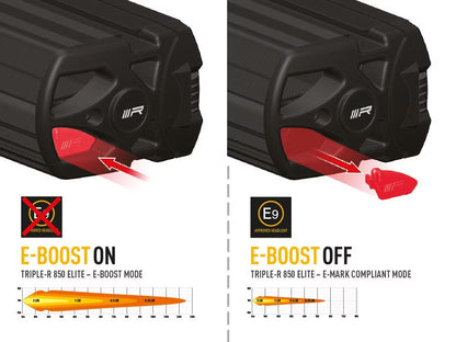 LED-ramp Triple-R 850 Elite Gen2 – 8068 lm & 581 m räckvidd – användning