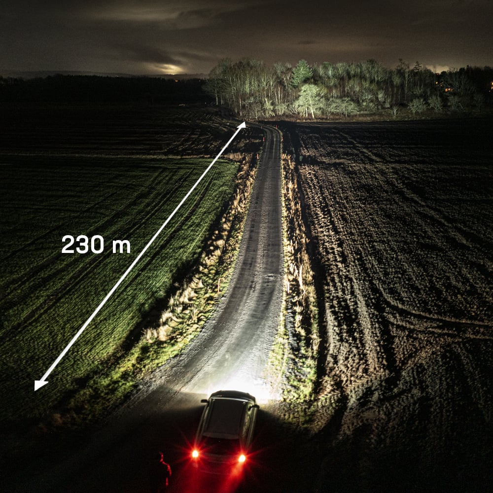 LED-ramp S22 DRL – 120 W 55 cm – 6 640 lm – produktvy från sidan | LUXTAR
