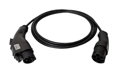 Laddkabel Typ 1 till Typ 2 3,7 kW 230 V 16A 1-fas Evconnect – Mode 3 laddkabel – förpackning och innehåll | Evconnect