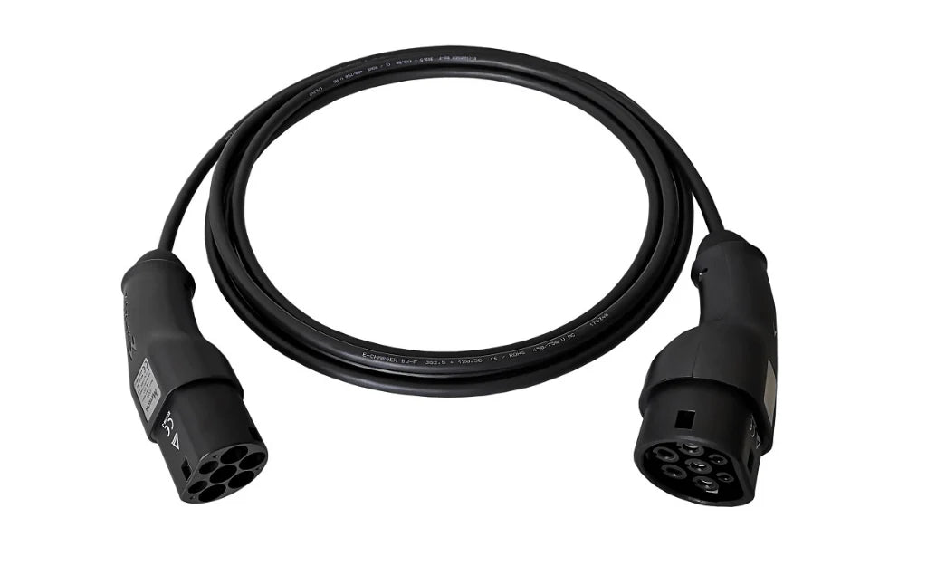 EVconnect Laddkabel Typ 2 till Typ 2 – 3,7 kW 230 V 16 A 1 - fas - Carlevel - Laddkablar för laddstolpe/laddbox (Mode 3)