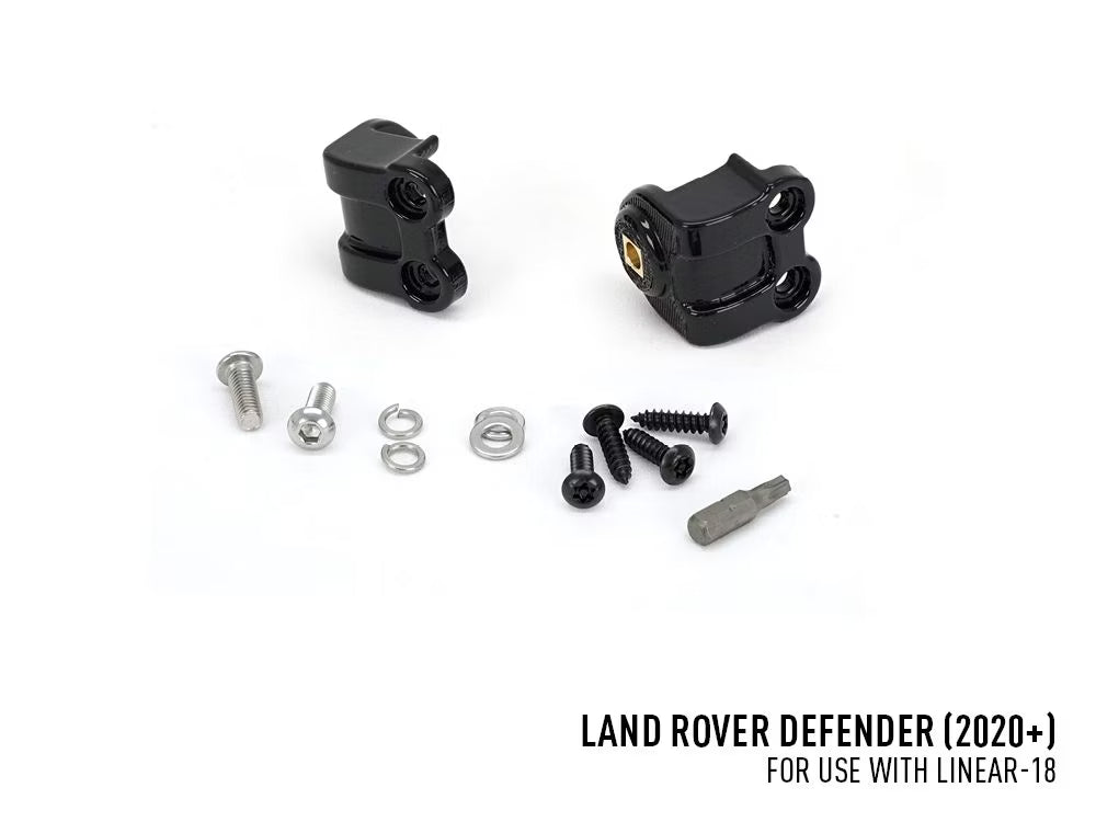 Grillkit extraljus Linear 18 – Land Rover Defender 2020 – närbild