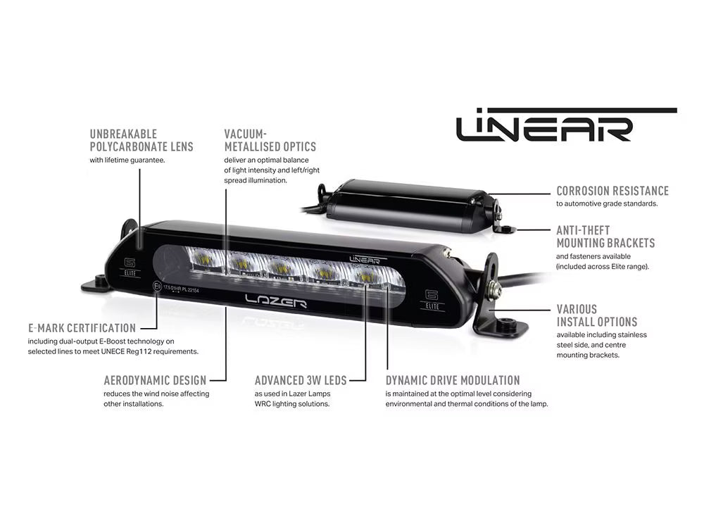 LED-ramp Linear 48 Elite – 128 cm, 34 800lm, E-godkänd, lågprofil – bild 6
