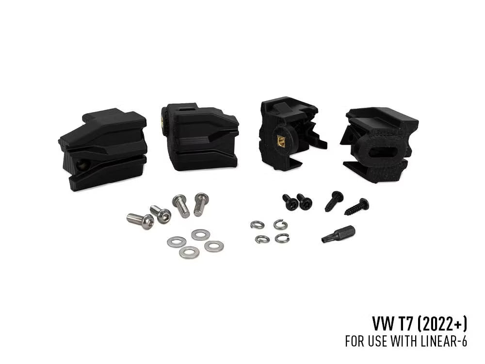 Grillkit extraljus Linear 6 Elite – VW T7 2022 – detaljbild