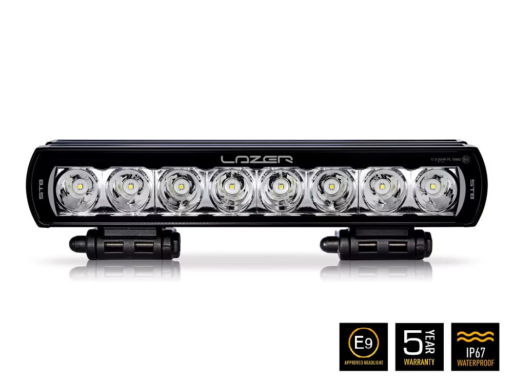LED-ramp ST8 Evolution 8272lm – 14" ramp med Drive-ljusbild – detaljbild