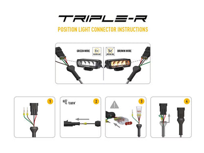 LED-ramp Triple-R 1000 Gen2 Vit – E-Boost & Positionsljus – bild 7