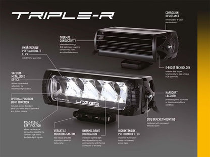 LED-ramp Triple-R 1000 Gen2 Vit – Blixtljus & E-Boost – bild 7