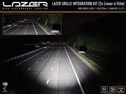 Grillkit extraljus Linear 6 Elite – VW ID. Buzz 2022 – närbild
