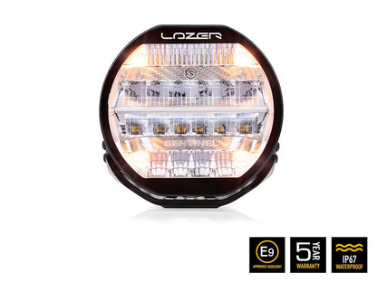 LED Extraljus Sentinel 9" Chrome med E-Boost 87W – närbild