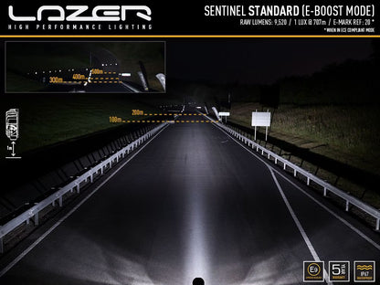 LED Extraljus Sentinel Black 9" med E-Boost – användning