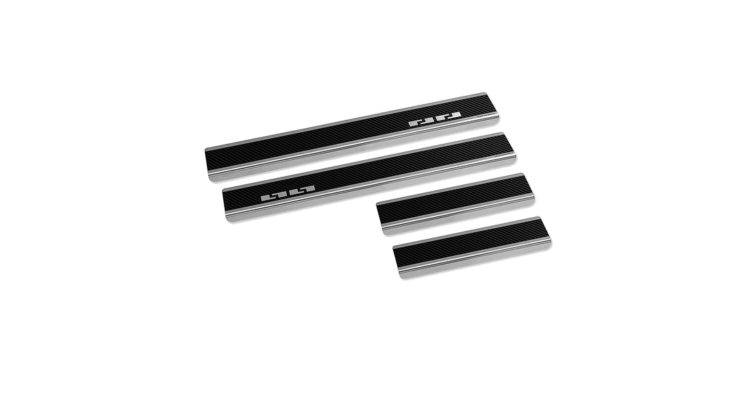 Tröskelskydd till Leapmotor T03 2025+ – Kolfiber-look (stål)