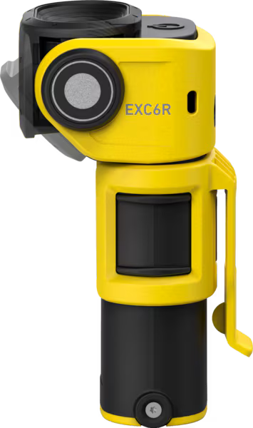 Ledlenser EXC6R EX lampa – närbild detaljer | LEDLENSER