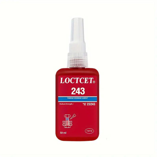 Loctite Skruvlim 50ml – Stark & Halkfri Gänglåsning, Hög- och Låg Styrka, Högtemperaturbeständig