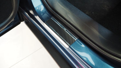 Tröskelskydd Mazda CX-3 2015–2022 – kolfiber-look