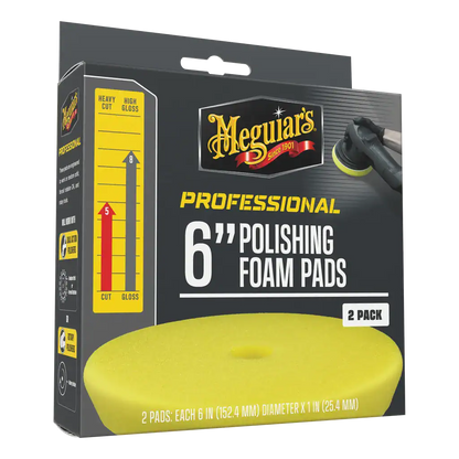 Meguiar’s Professional Polishing Foam Pads 6