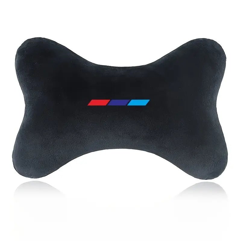 Nackstöd memory foam – universell bilkudde för BMW – närbild detaljer | Carlevel