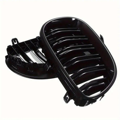 Njurgrill till BMW 5-serie E60/E61 M5 2003–2010 – glanssvart – närbild detaljer | Carlevel