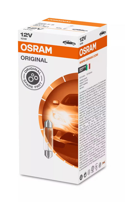 OSRAM ORIGINAL FESTOON – 10w – 12V – produktvy från sidan | OSRAM