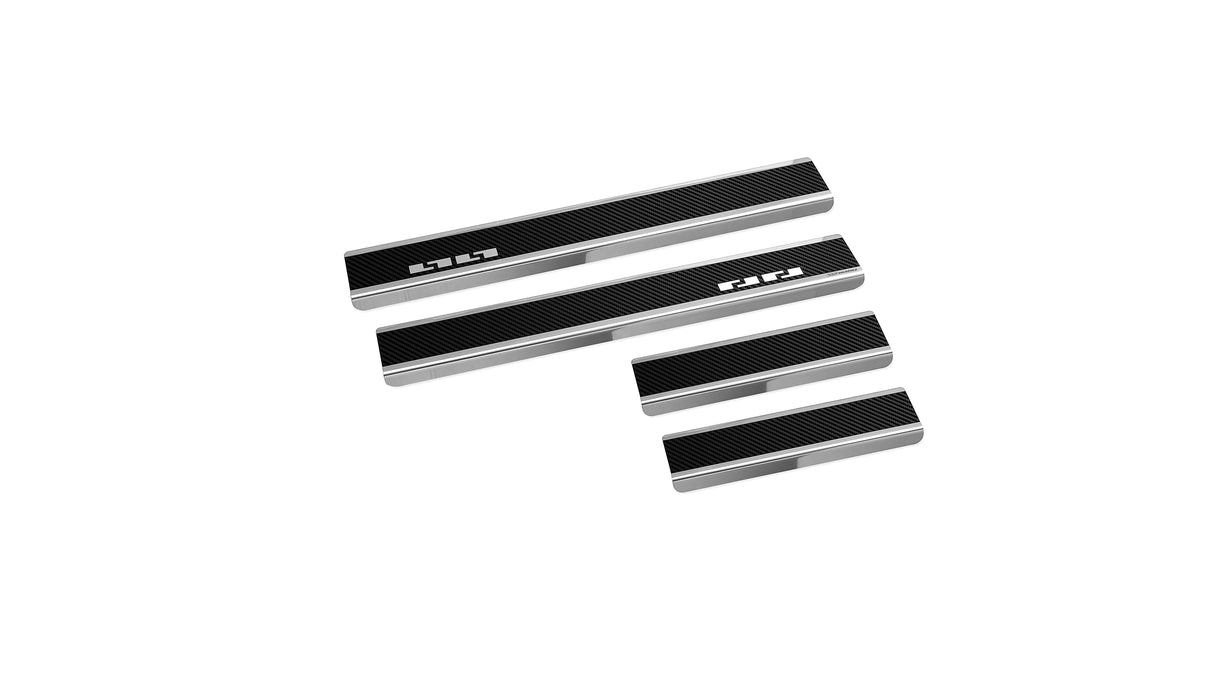 Tröskelskydd till Omoda Omoda 9 2025+ – Kolfiber-look (stål)