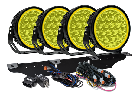 produktbild framifrån visande W – Light XTREME W9 RAD4 – Yellow – W-Light